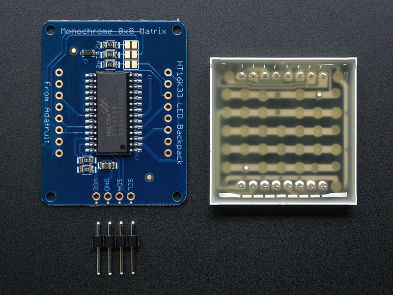 Buy Small 1.2\" 8x8 Ultra Bright White LED Matrix + Backpack ADA1614 Adafruit Buy Small 1.2\" 8x8 Ultra Bright White LED Matrix + Backpack ADA1614 Adafruit