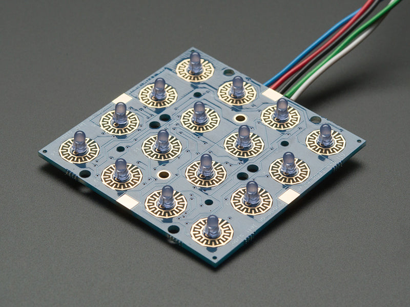 Adafruit Trellis Monochrome Driver PCB for 4x4 Keypad & 3mm LEDs
