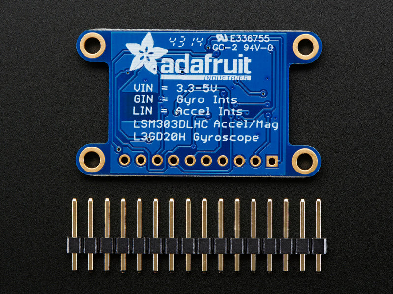 Adafruit 9-DOF IMU Breakout - L3GD20H + LSM303