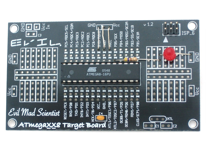 Barebones AVR dev. board