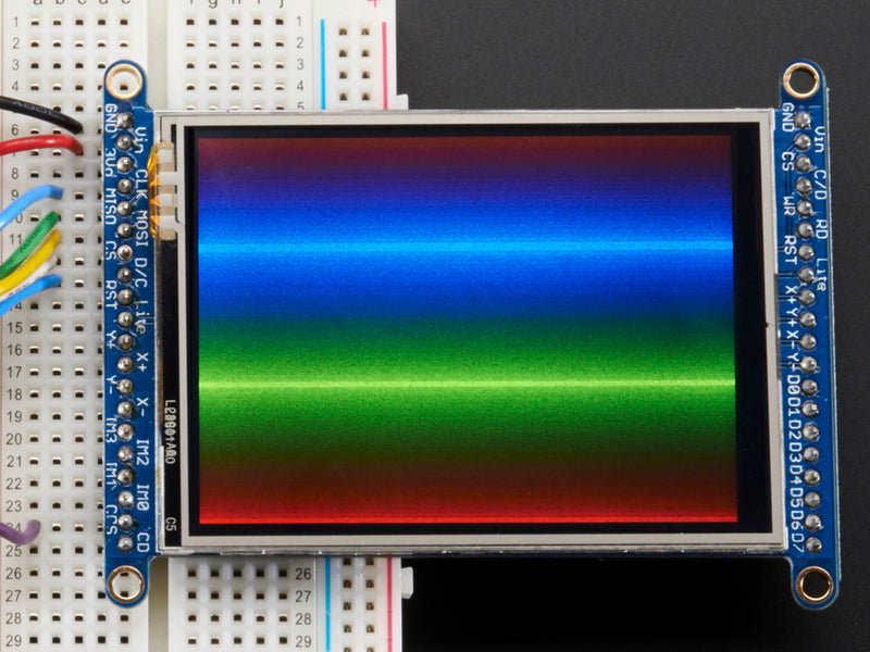 2.8\" TFT LCD with Touchscreen Breakout Board w/MicroSD Socket