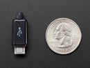 USB DIY Slim Connector Shell - MicroB Plug