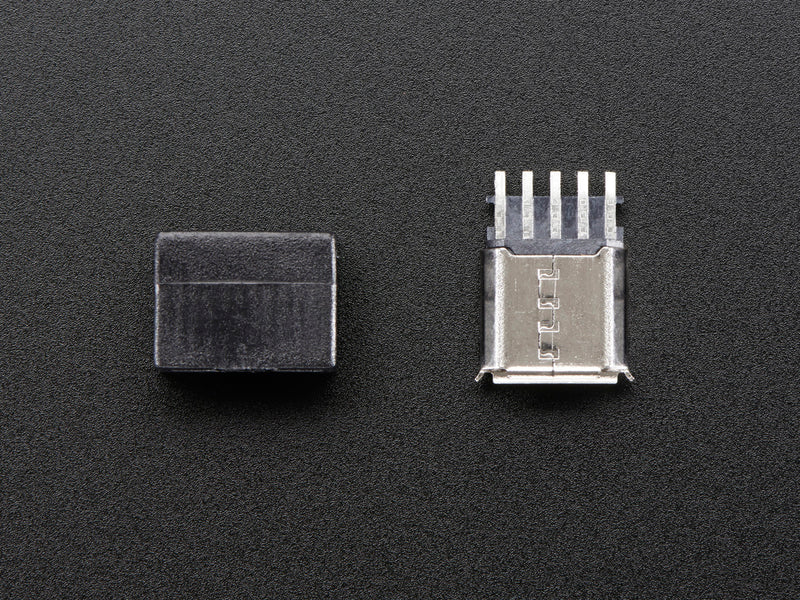 USB DIY Connector - MicroB Female Plug