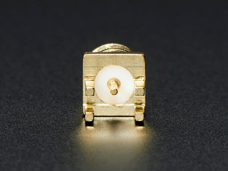 Edge-Launch SMA Connector for 1.6mm / 0.062\" Thick PCBs