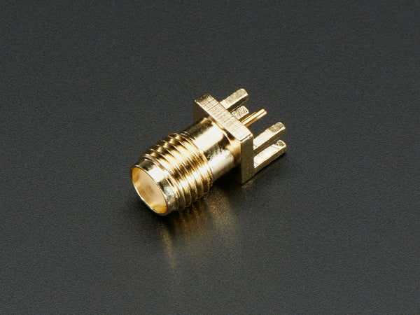 Edge-Launch SMA Connector for 1.6mm / 0.062\" Thick PCBs