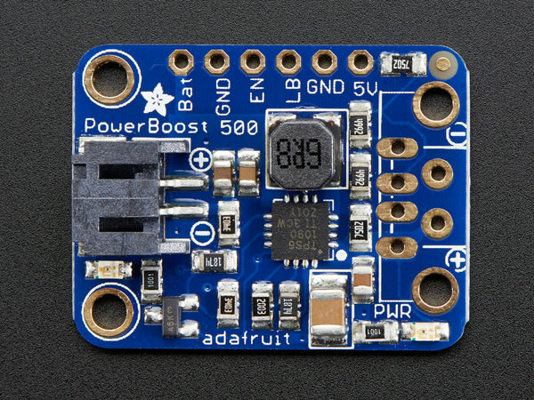 PowerBoost 500 Basic - 5V USB Boost @ 500mA from 1.8V+