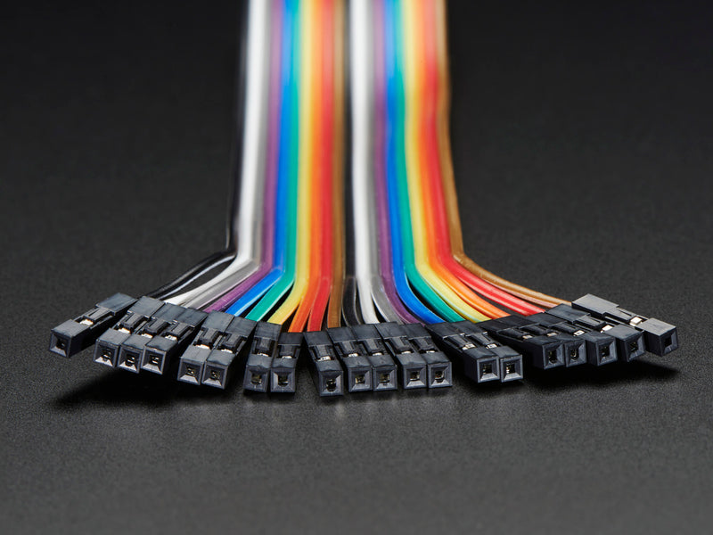 Premium Female/Female Jumper Wires - 20 x 12\" (300mm)