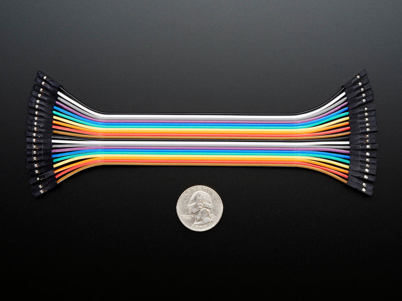 Premium Female/Female Jumper Wires - 20 x 6\" (150mm)