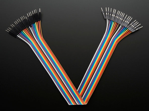 Premium Male/Male Jumper Wires - 20 x 12\" (300mm)