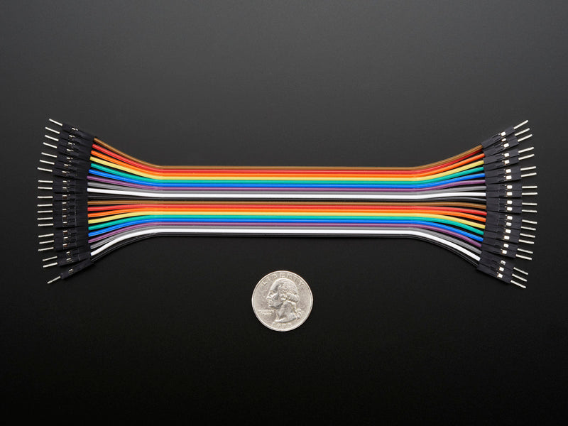 Premium Male/Male Jumper Wires - 20 x 6\" (150mm)