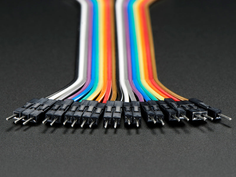 Premium Male/Male Jumper Wires - 20 x 6\" (150mm)
