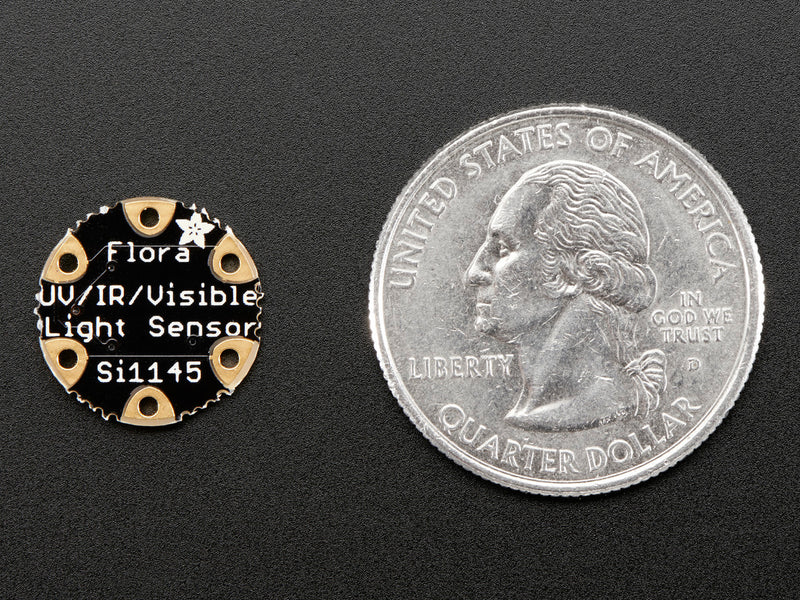 Flora UV Index Sensor - Si1145 Light Sensor