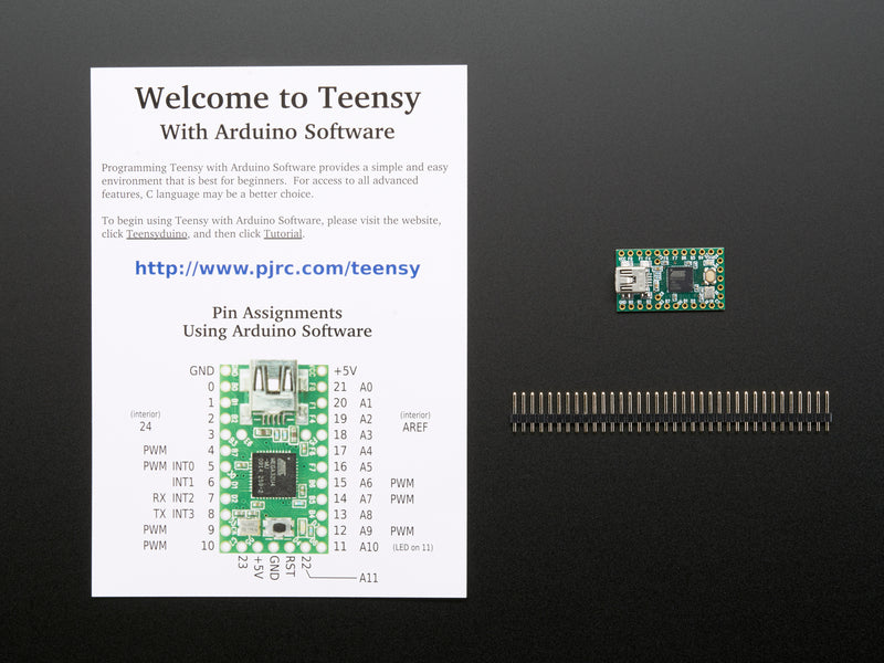 Teensy (ATmega32u4 USB dev board) 2.0