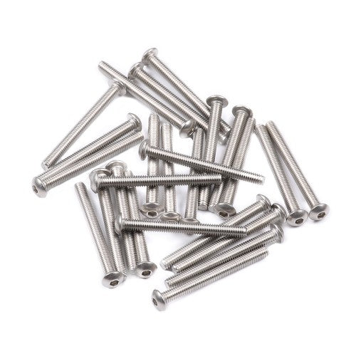 Socket Cap Screw M4x40-Button Head  (25-Pack) - Buy - Pakronics®- STEM Educational kit supplier Australia- coding - robotics
