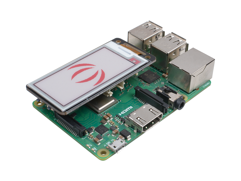 2.13'' Triple-Color E-Ink Display for Raspberry Pi - Buy - Pakronics®- STEM Educational kit supplier Australia- coding - robotics
