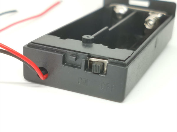 18650 Battery Holder Case - 2 Slot with Switch - Buy - Pakronics®- STEM Educational kit supplier Australia- coding - robotics
