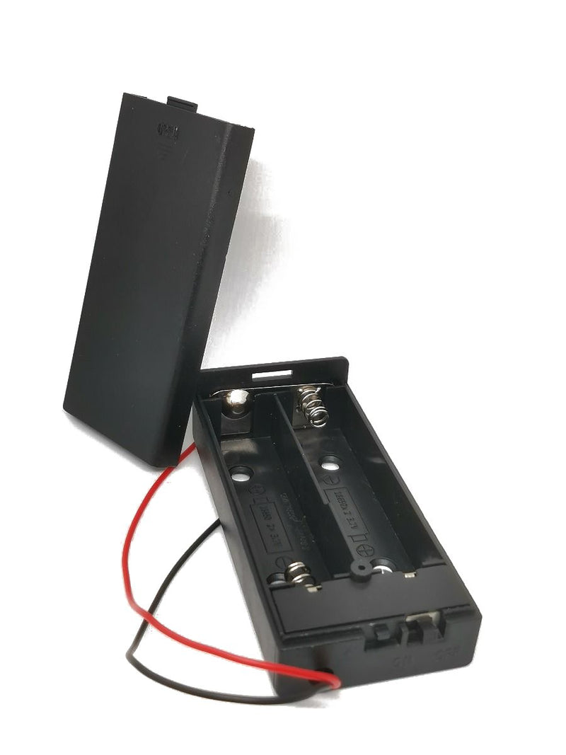 18650 Battery Holder Case - 2 Slot with Switch - Buy - Pakronics®- STEM Educational kit supplier Australia- coding - robotics