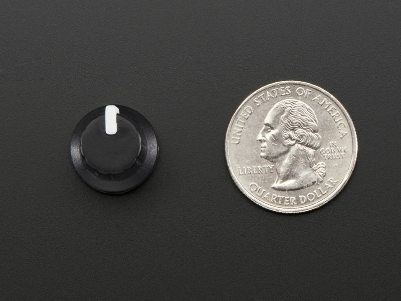 Potentiometer Knob - Soft Touch T18 - White