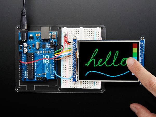 3.5\" TFT 320x480 + Touchscreen Breakout Board w/MicroSD Socket