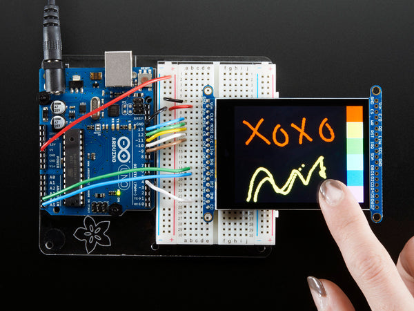 2.8\" TFT LCD with Cap Touch Breakout Board w/MicroSD Socket