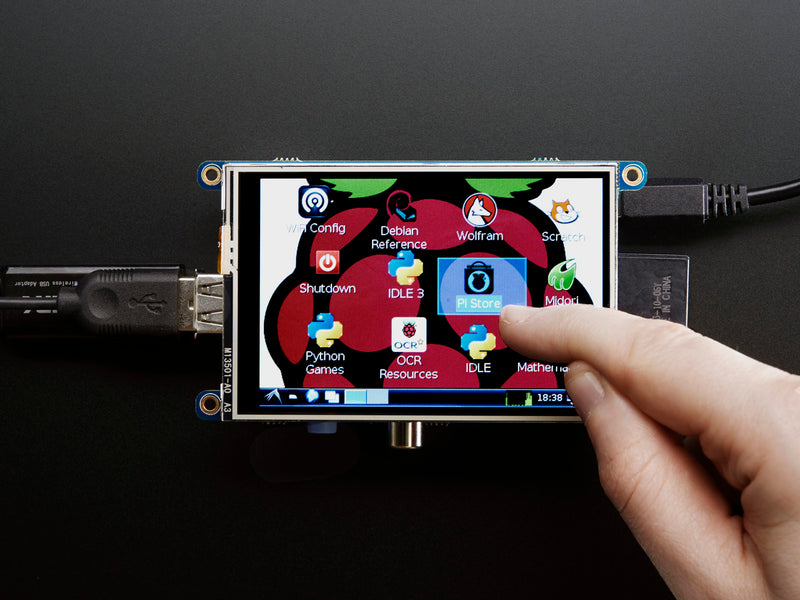 PiTFT - Assembled 480x320 3.5\" TFT+Touchscreen for Raspberry Pi