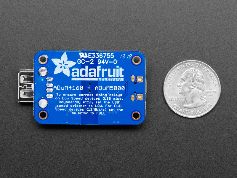 Adafruit USB Isolator - 100mA Isolated Low/Full Speed USB