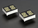 Dual Alphanumeric Display - White 0.54\" Digit Height - Pack of 2