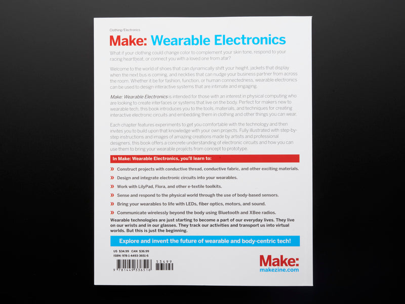 Make: Wearable Electronics by Kate Hartman