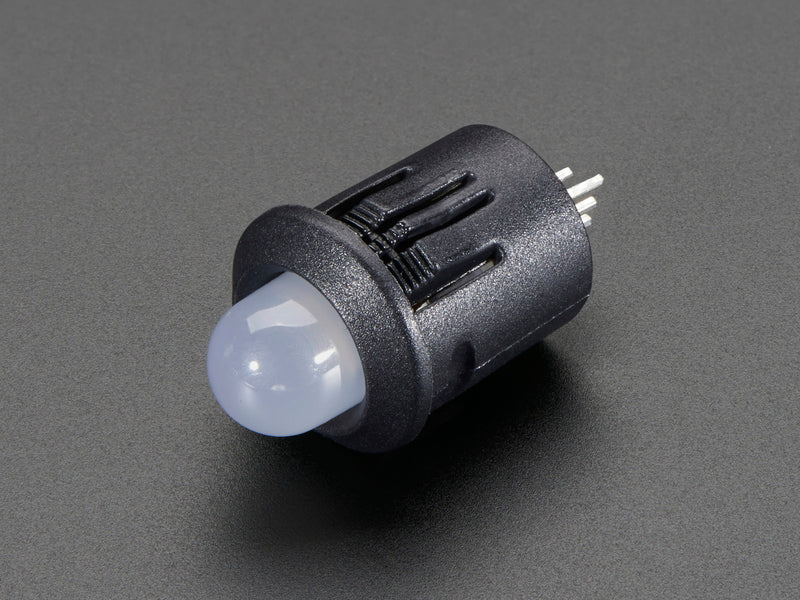 8mm Plastic Bevel LED Holder - Pack of 5