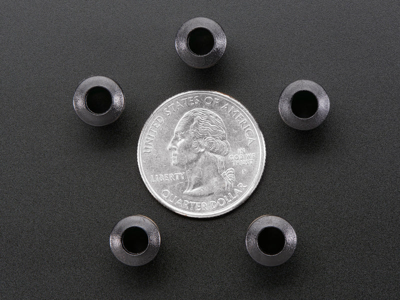 5mm Plastic Bevel LED Holder - Pack of 5