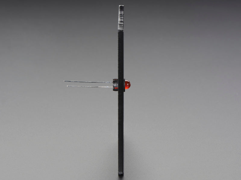 5mm Plastic Flat LED Holder - Pack of 5