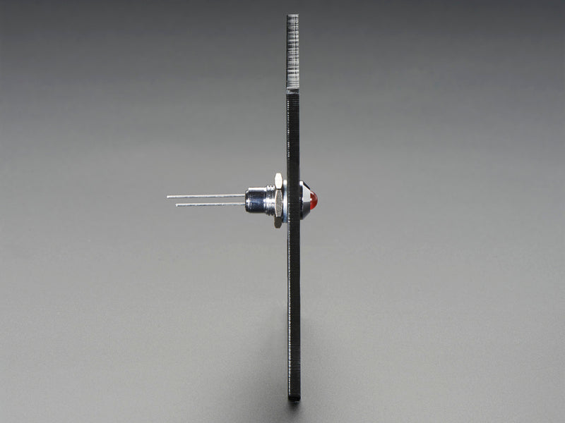 5mm Chromed Metal Wide Convex Bevel LED Holder - Pack of 5