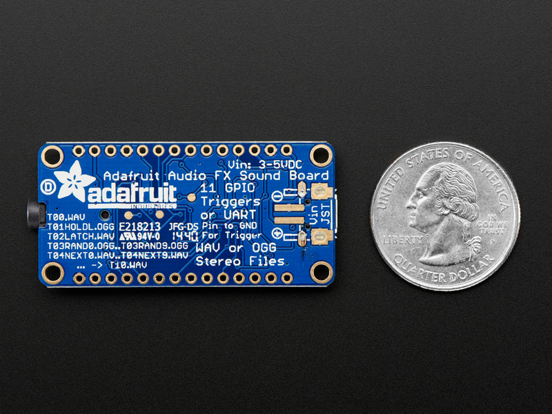 Adafruit Audio FX Sound Board - WAV/OGG Trigger with 16MB Flash