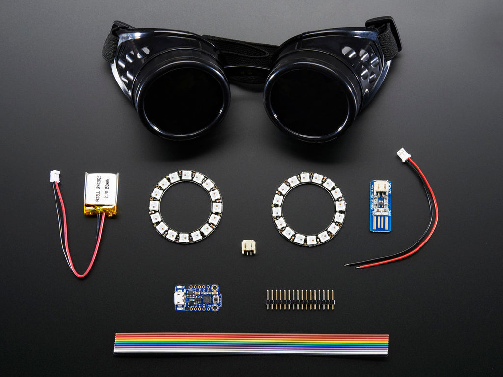 Buy Trinket M0 Powered NeoPixel Goggle Kit Pack ADA2221 Adafruit