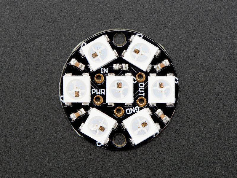 NeoPixel Jewel - 7 x 5050 RGB LED with Integrated Drivers
