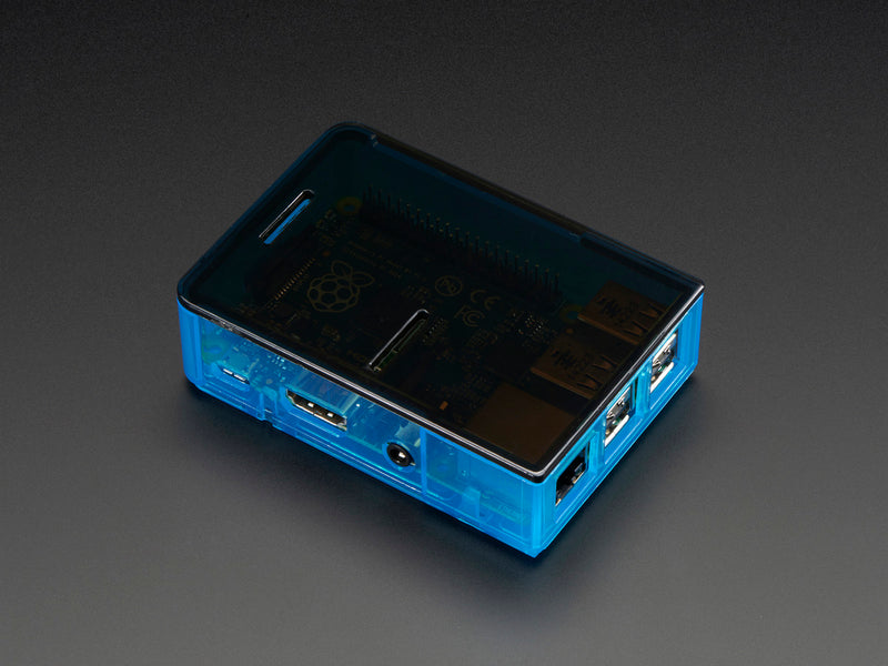 Pi Model B+ / Pi 2 / Pi 3 Case Base - Blue