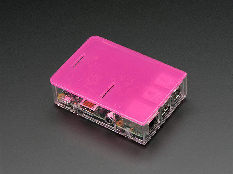 Pi Model B+ / Pi 2 / Pi 3 Case Base - Clear