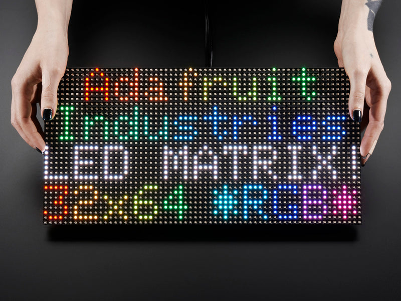 64x32 RGB LED Matrix - 6mm pitch