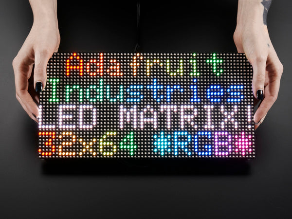 64x32 RGB LED Matrix - 5mm pitch