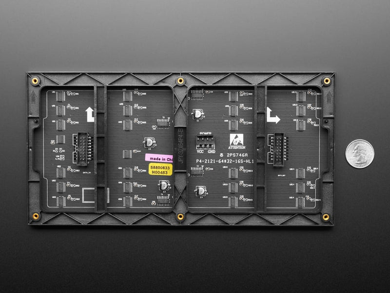 64x32 RGB LED Matrix - 4mm pitch