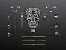 Solar Powered SKULL Blinky LED Pendant Kit from Lumen Electronic