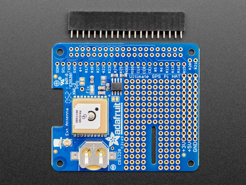 Adafruit Ultimate GPS HAT for Raspberry Pi A+/B+/Pi 2/3/Pi 4