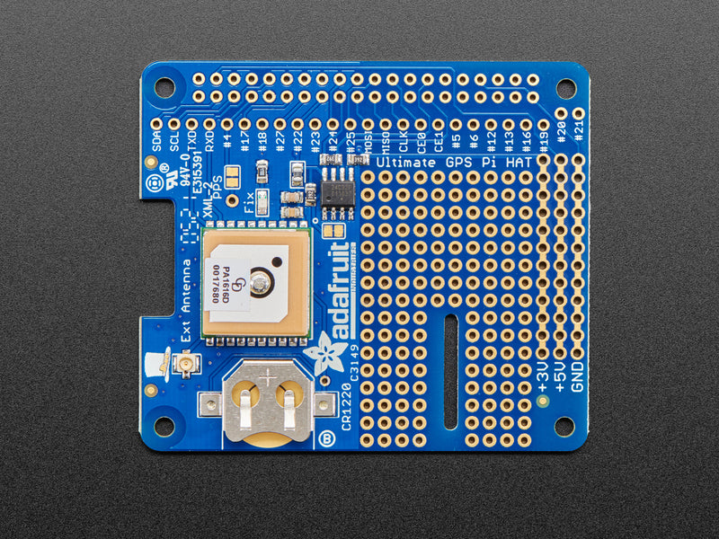 Adafruit Ultimate GPS HAT for Raspberry Pi A+/B+/Pi 2/3/Pi 4