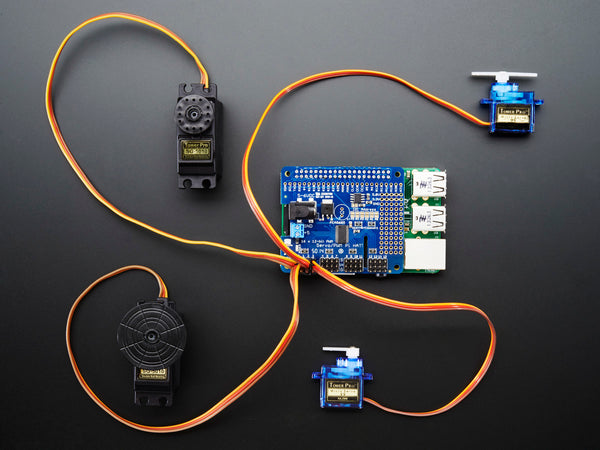 Adafruit 16-Channel PWM / Servo HAT for Raspberry Pi - Mini Kit