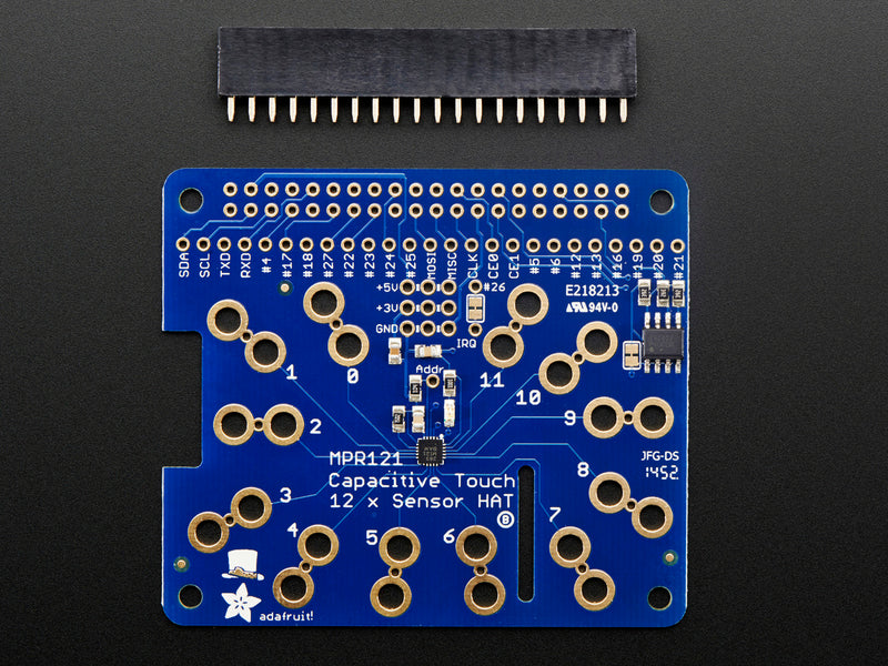 Adafruit Capacitive Touch HAT for Raspberry Pi - Mini Kit