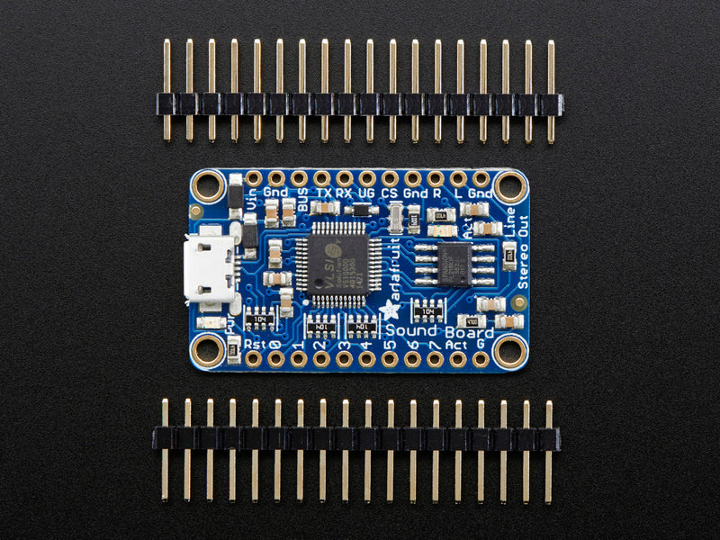 Adafruit Audio FX Mini Sound Board - WAV/OGG Trigger - 2MB Flash