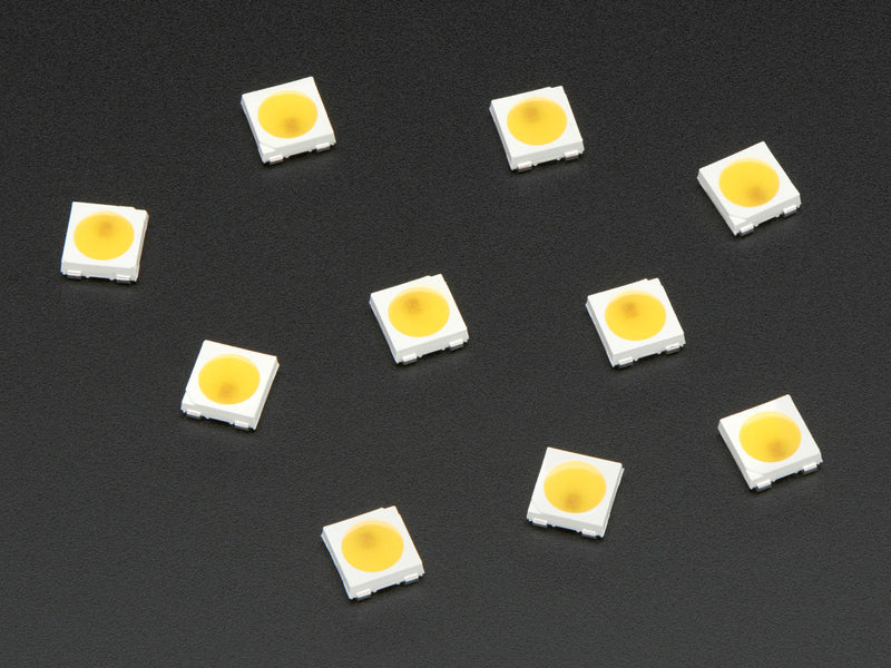 NeoPixel Warm White LED w/ Integrated Driver Chip - 10 Pack