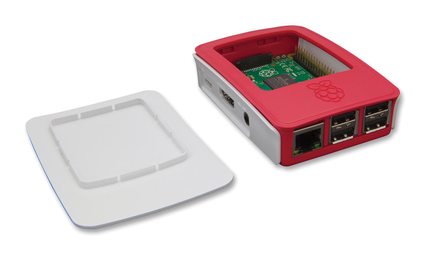 Raspberry Pi official case - compatible with Raspberry Pi 2 & Pi 3 B+
