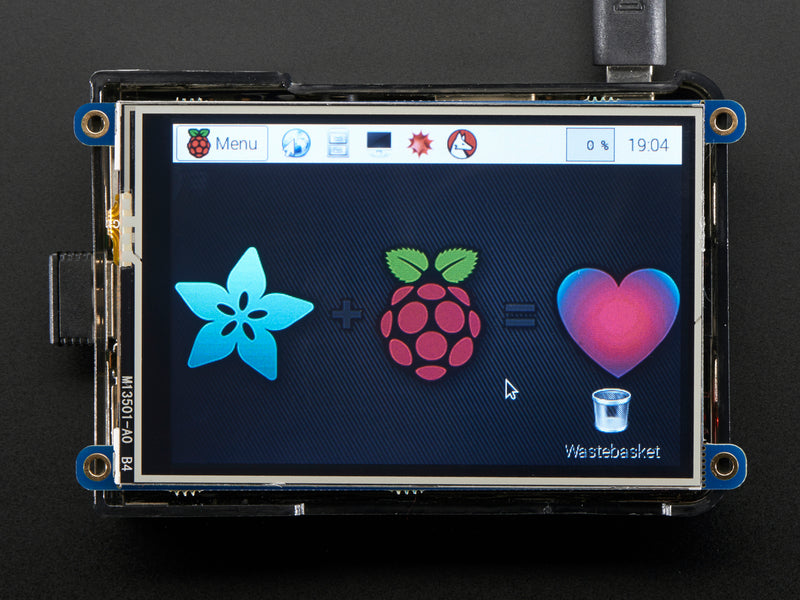 PiTFT Plus 480x320 3.5\" TFT+Touchscreen for Raspberry Pi