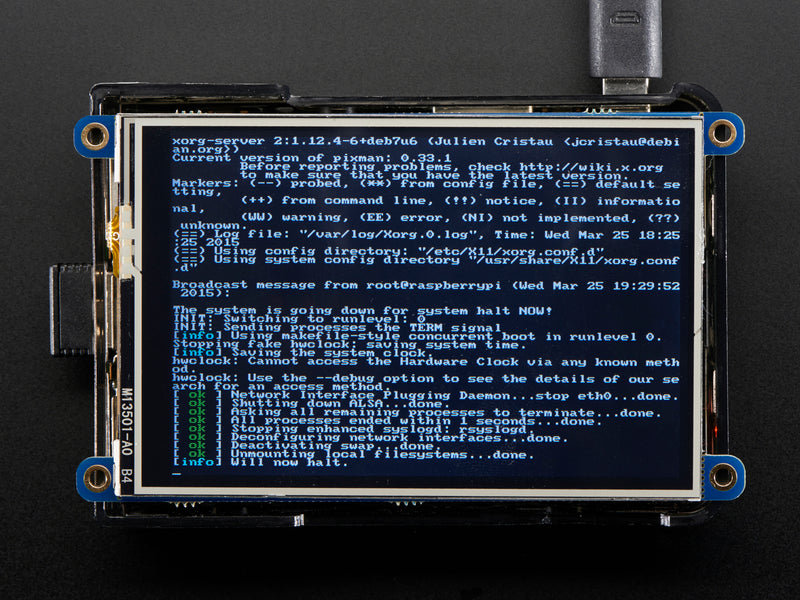 PiTFT Plus 480x320 3.5\" TFT+Touchscreen for Raspberry Pi